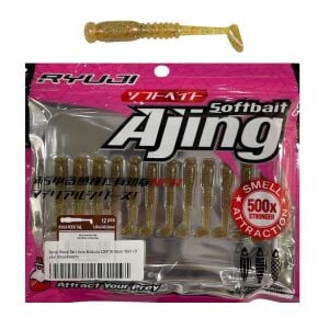 Ryuji Rock Tail 4cm Kokulu LRF Silikon Yem 12 adet Bloodworm