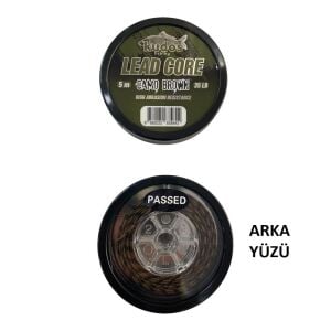Kudos Lead Core 5mt 35lb Camo Brown