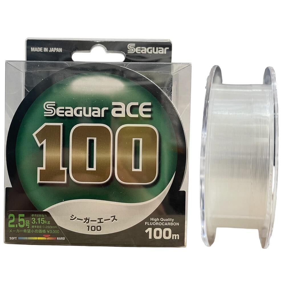 Seaguar Ace 100mt 2.5PE 0.26mm %100 Fluorocarbon Misina