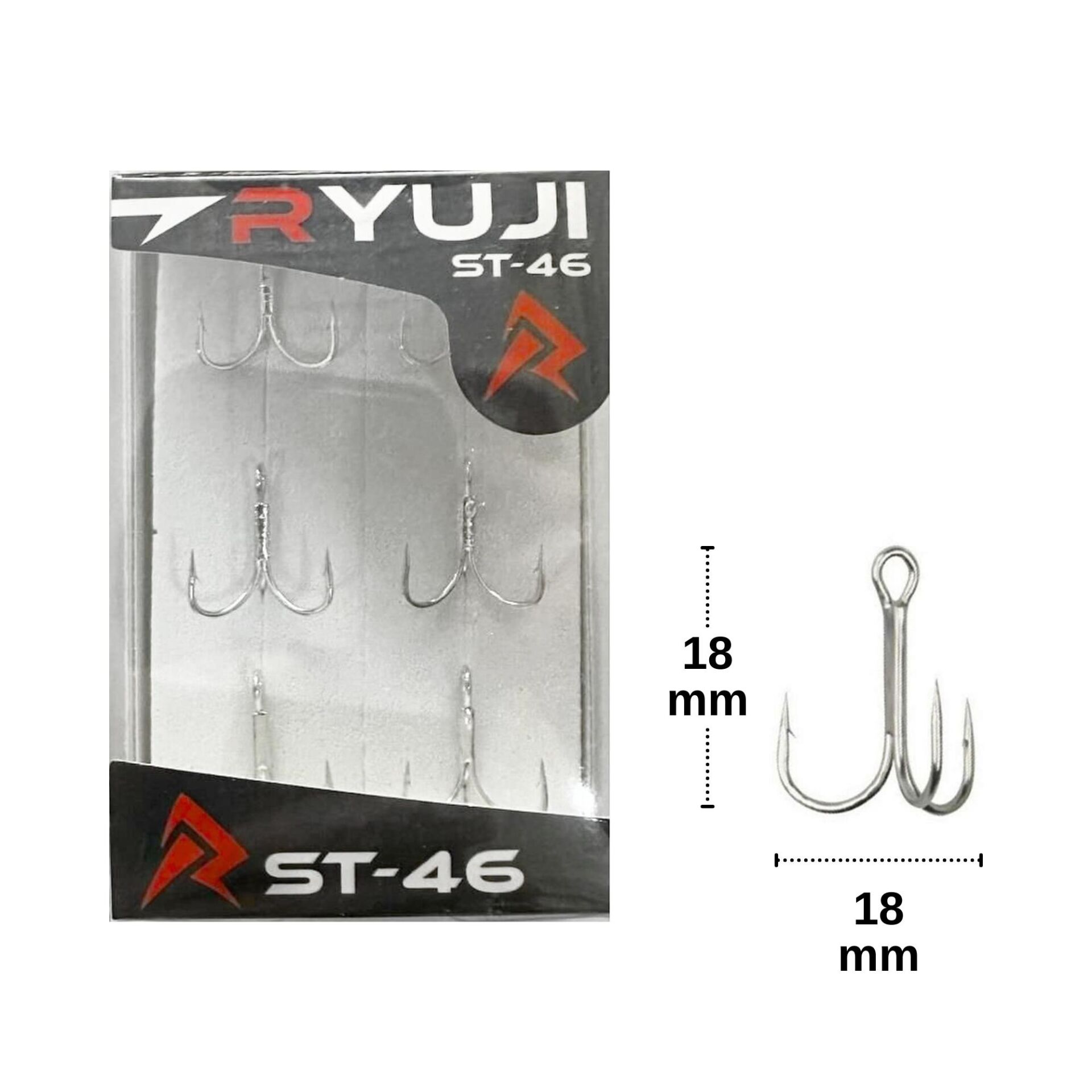 Ryuji ST46 Üçlü İğne No:8 (6 adet)