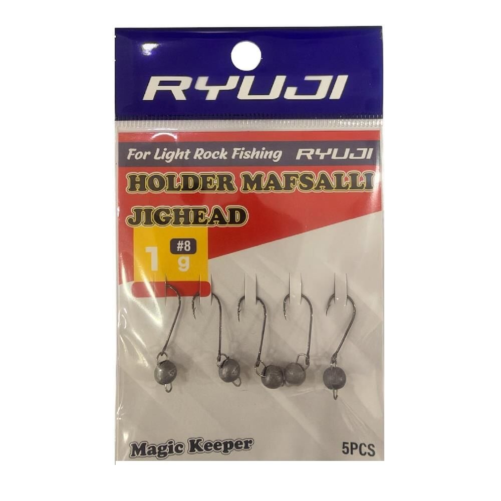 Ryuji Holder 8 No İğne 1gr Mafsallı Jig Head Zoka 5 Adet