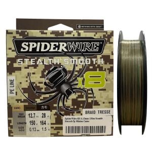 SpiderWire 8X 0.13mm 150m Stealth Smooth İp Misina Camo