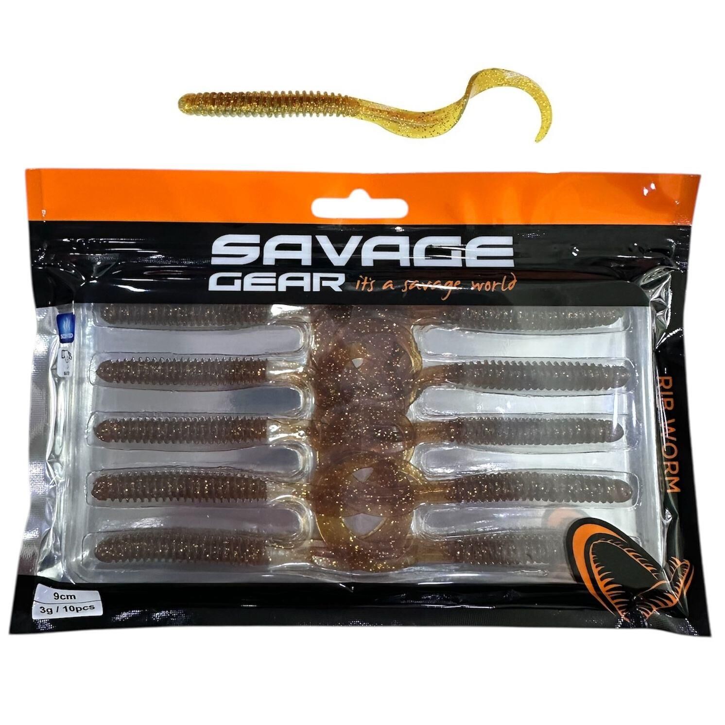 Savage Gear Rib Worm 9cm 3gr Silikon Yem 10 Adet Motoroil
