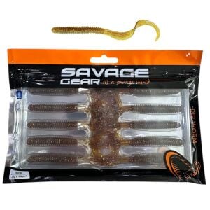 Savage Gear Rib Worm 9cm 3gr Silikon Yem 10 Adet Motoroil