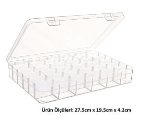 Captain Kutu ASR 5049 Beta Organizer 36 Bölmeli