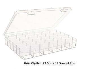 Captain Kutu ASR 5049 Beta Organizer 36 Bölmeli