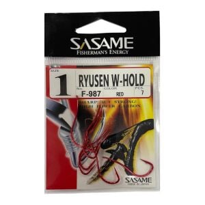 Sasame F-987 No:1 Ryusen W-Hold Red Olta İğnesi 7 Adet