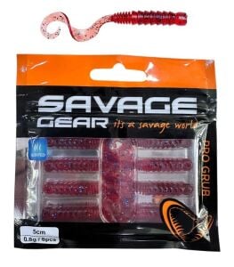Savage Gear Pro Grub 5cm 0.8gr LRF Silikon Yem 8 Adet Plum