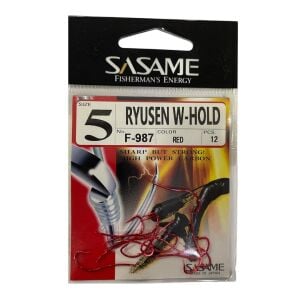 Sasame F-987 No:5 Ryusen W-Hold Red Olta İğnesi 12 Adet