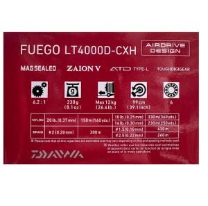 Daiwa Fuego 23 LT 4000 DCXH Spin Olta Makinesi