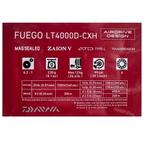 Daiwa Fuego 23 LT 4000 DCXH Spin Olta Makinesi