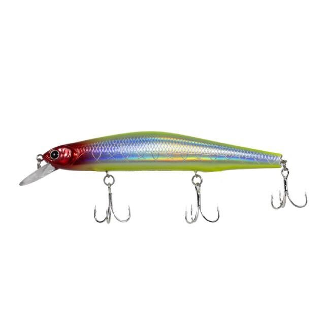 Ryuji Jerk Man 13cm 26.5gr 1-2mt  Dalar Suspending Maket Yem Green Chart
