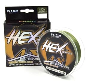 Fujin Hex Braid 4x 150mt Moss Green PE İp Misina