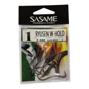 Sasame F-988 No:1 Ryusen W-Hold Black Olta İğnesi 9 Adet