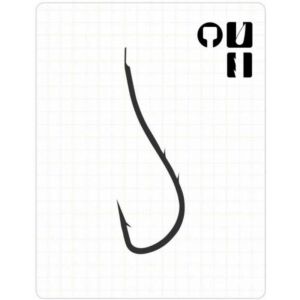 Sasame F-988 No:1 Ryusen W-Hold Black Olta İğnesi 9 Adet