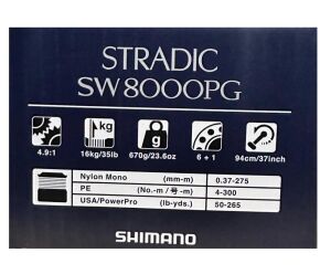Shimano Stradic SW B 8000 PG Olta Makinesi