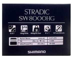 Shimano Stradic SW B 8000 HG Olta Makinesi