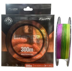 Fujin Sniper 8x 300mt 0.21mm 11.8kg İp Örgü Misina Multi Color
