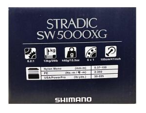 Shimano Stradic SW B 5000 XG Spin Olta Makinesi