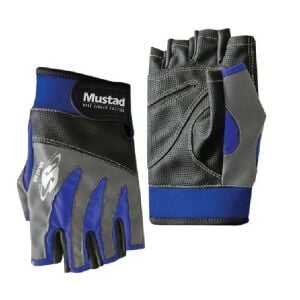 Mustad XL Beden Half Finger Casting Balıkçı Eldiveni