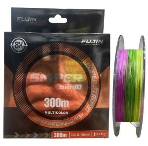 Fujin Sniper 8x 300mt 0.16mm 7.8kg İp Örgü Misina Multi Color