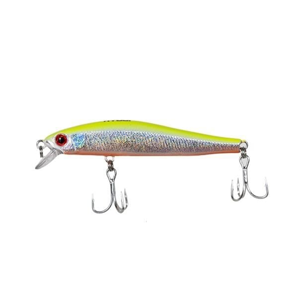 Ryuji Boss Minnow 7cm 5gr 0.2-0.5mt Dalar Floating Maket Balık Chartreuse UV