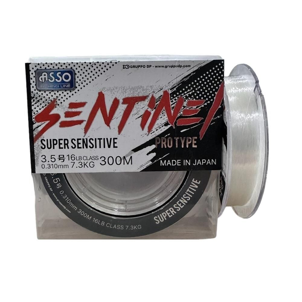 Asso Sentinel 300m 0.31mm Super Sensitive Fluorocarbon Kaplama Misina