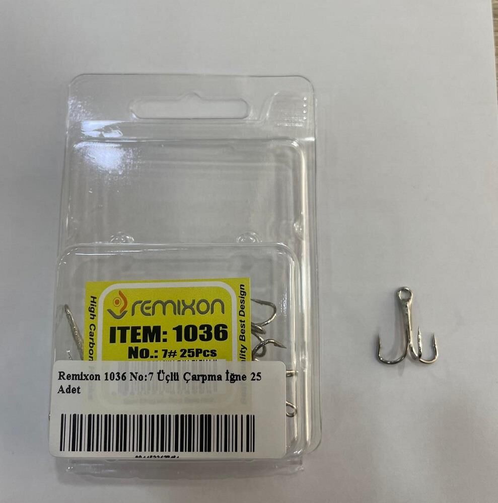 Remixon 1036 No:7 Üçlü Çarpma İğne 25 Adet