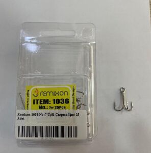 Remixon 1036 No:7 Üçlü Çarpma İğne 25 Adet