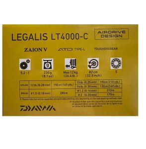 Daiwa Legalis 23 LT 4000 C Spin Olta Makinesi