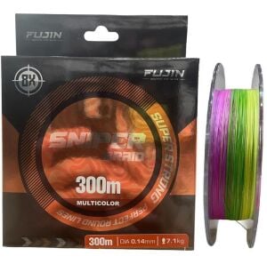 Fujin Sniper 8x 300mt 0.14mm 7.1kg İp Örgü Misina Multi Color