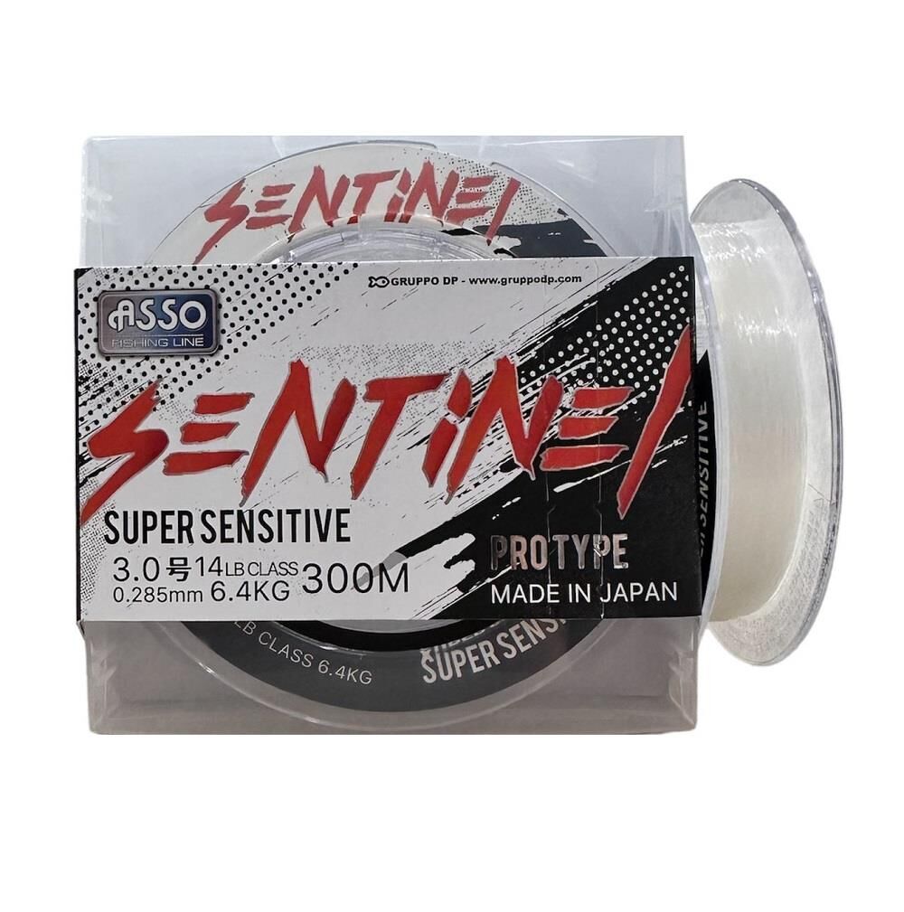 Asso Sentinel 300m 0.285mm Super Sensitive Fluorocarbon Kaplama Misina