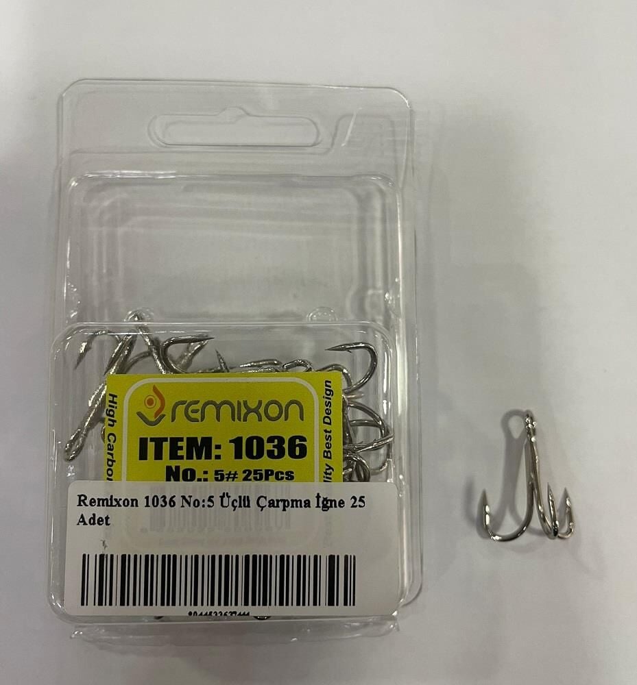 Remixon 1036 No:5 Üçlü Çarpma İğne 25 Adet