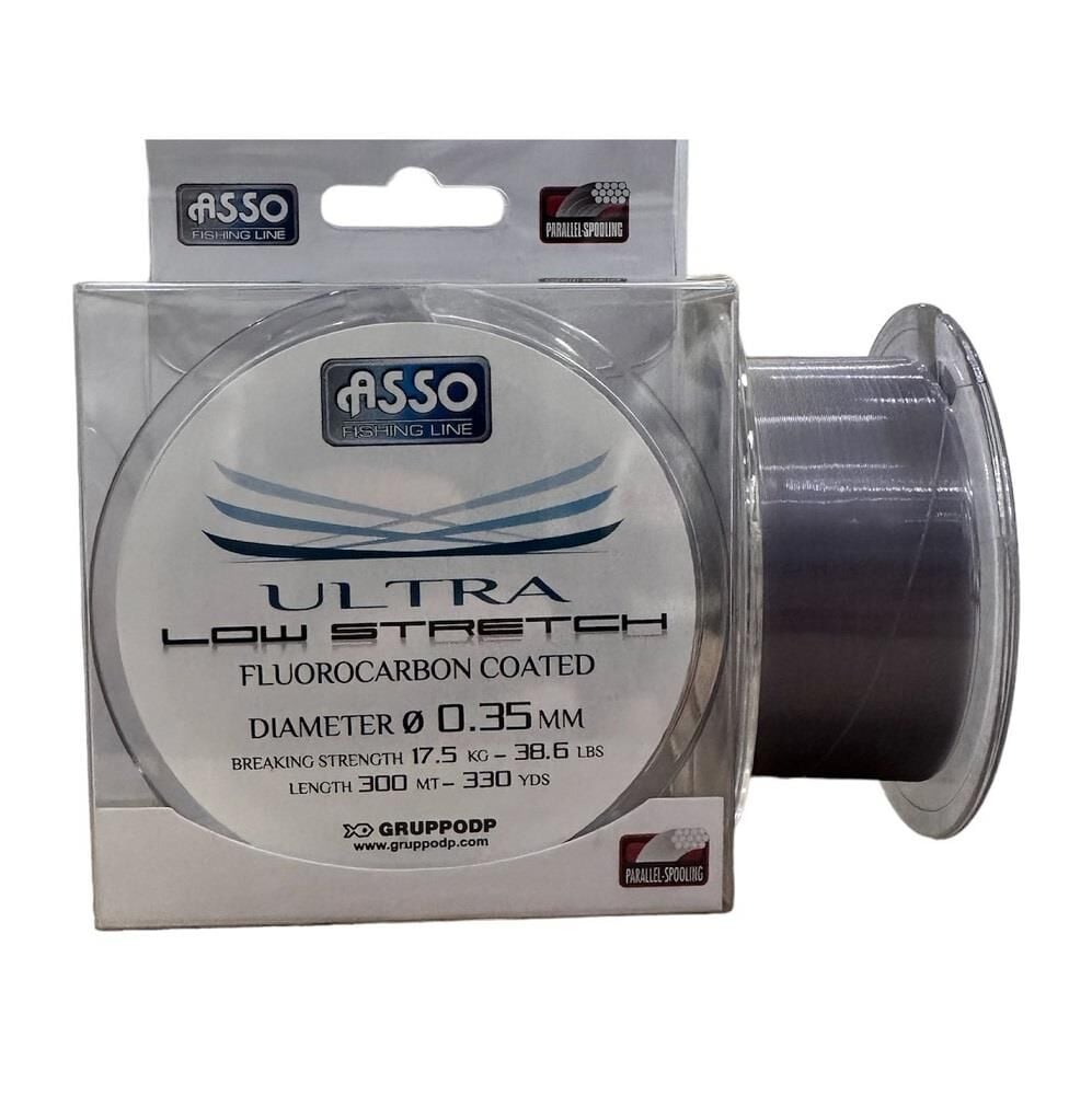 Asso Ultra Low Stretch 300m 0.35mm Fluorocarbon Kaplama Misina
