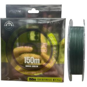 Fujin Sniper 8x 150mt 0.14mm 7.1kg İp Örgü Misina Koyu Yeşil