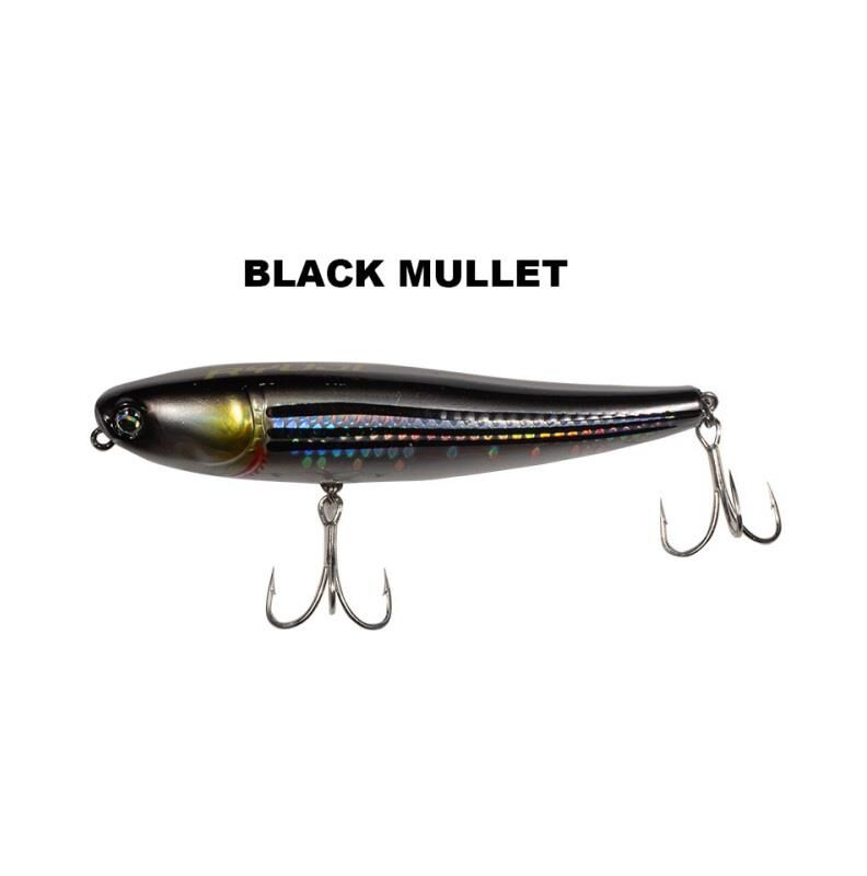 Ryuji Splash 8cm 8gr Su Üstü Maket Yem Black Mullet