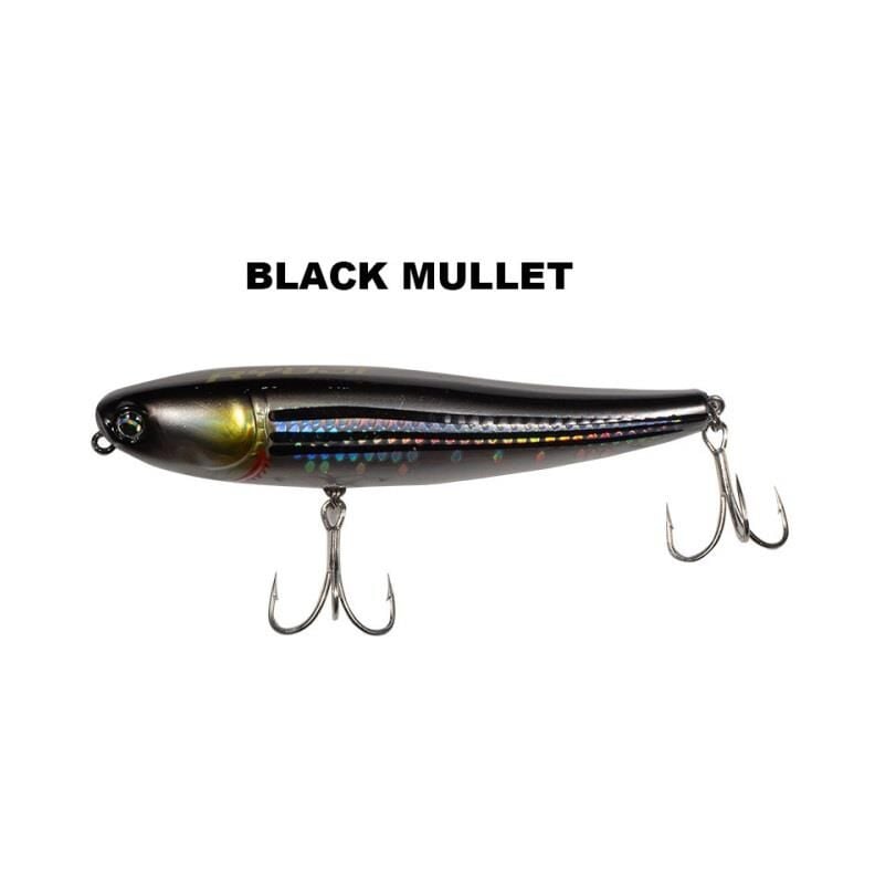 Ryuji Splash 8cm 8gr Su Üstü Maket Yem Black Mullet