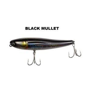 Ryuji Splash 8cm 8gr Su Üstü Maket Yem Black Mullet