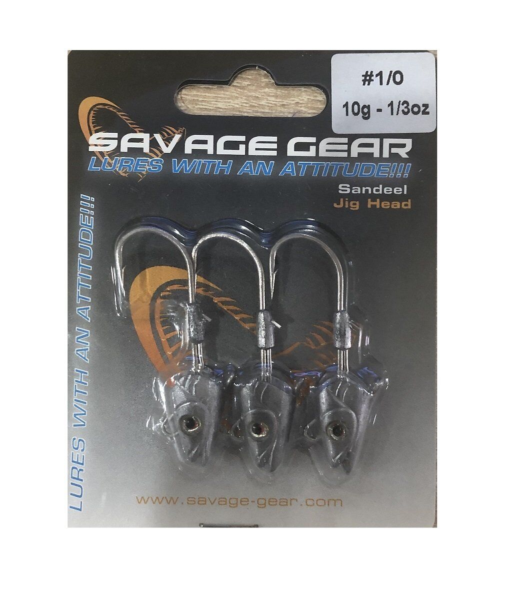 Savage Gear Sandeel Jigg Head 10gr 1/0 12.5cm - 3 Adet