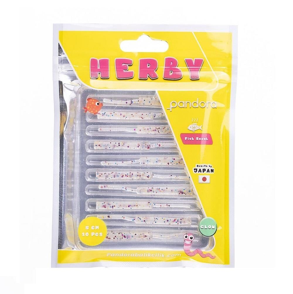 Pandora Herby 5cm LRF Silikon Yem 10 Adet Candy