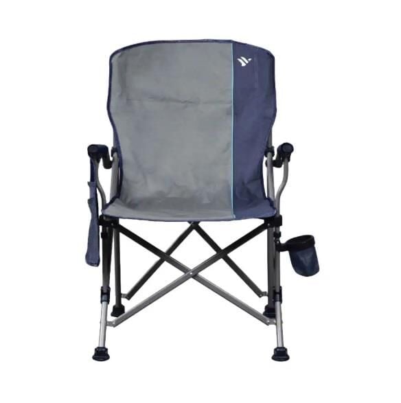 Escamp Comfy Lüx Katlanır Kamp Sandalyesi Gri-Lacivert