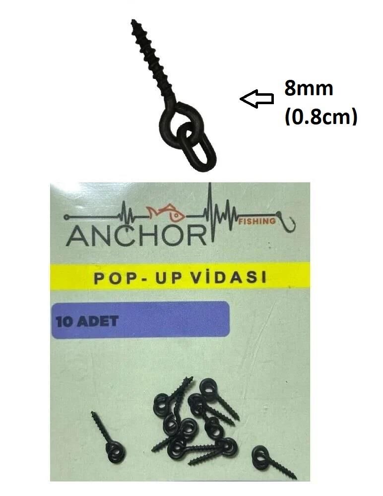 Anchor Pop-Up Vidası 10 Adet