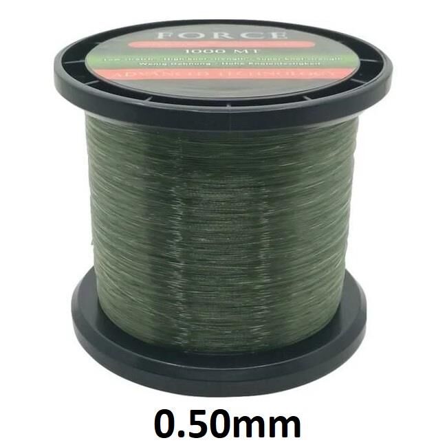 Fil De Pêche Exage 1000m - Diamètre 0,505mm - Résistance 19kg