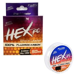 Fujin Hex FC 50mt 0.40mm %100 Fluorocarbon Leader Misina