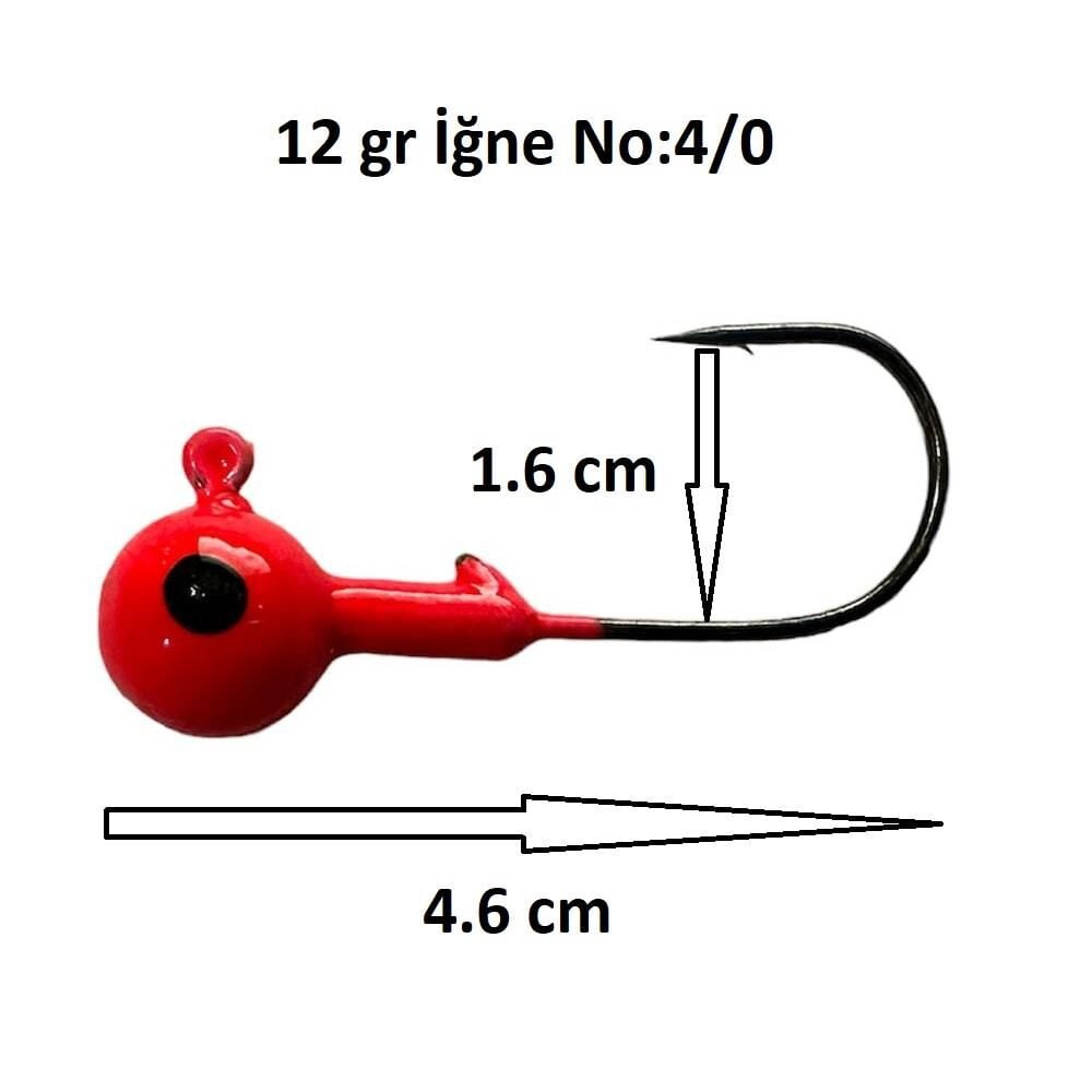 Remixon AJ 12gr İğne No:4/0 Zoka Jighead (1 Adet)