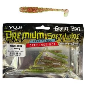 Ryuji Togo 5cm LRF Silikon Yem (10 Adet) G.Chartreuse