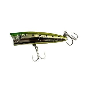 Ryuji Sea Popper 7cm 8.5gr Top Water Maket Yem Green Chart