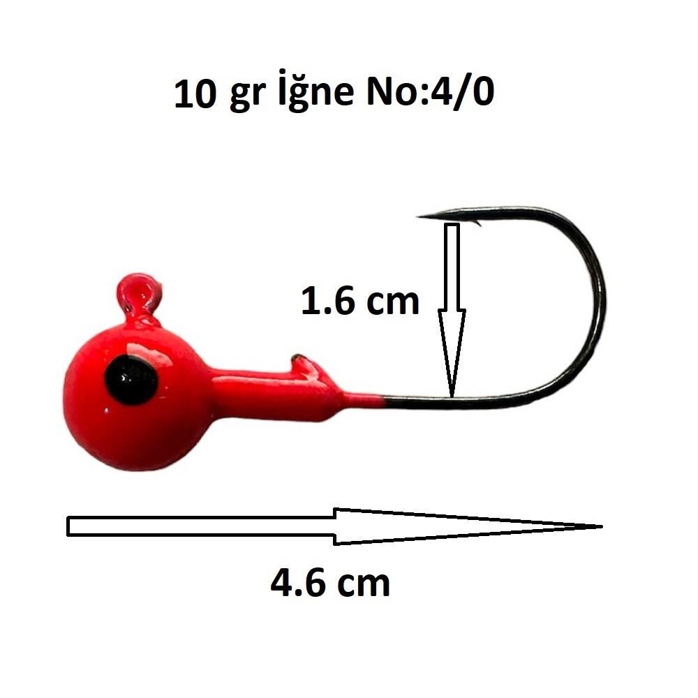 Remixon AJ 10gr İğne No:4/0 Zoka Jighead (1 Adet)