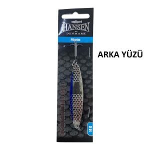 Hansen Pilgrim 7.8cm 14gr Silver Blue Kaşık