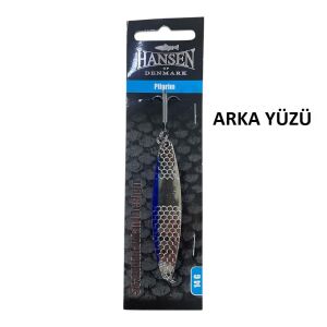 Hansen Pilgrim 7.8cm 14gr Silver Blue Kaşık